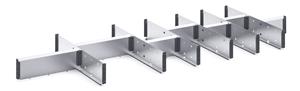 14 Compartment Steel Divider Kit External 1300W x 525 x 100H Bott Cubio Steel Divider Kits 43020690.51 